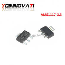 100 PCS/Lot AMS1117-3.3 LM1117-3.3 SOT-223 3.3V AMS1117 2024 - buy cheap
