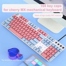 104Pcs TPE OEM Dual Colors Backlight Key Caps Keycaps Replacement Mechanical Keyboard Accessory 2024 - buy cheap