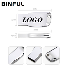 BiNFUL Pen Drive Metal High Quality USB 2.0 Usb Flash Drive Waterproof Pendrive 64GB 4GB 8GB 16GB 32GB 128GB 256GB Usb Stick 2024 - buy cheap