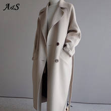 Women Coat Long British Style Trench Coat Long Section 2020 Spring Autumn Women's Korean Autumn Winter Coat Female Overcoat 2024 - buy cheap