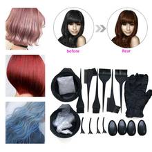 22pc/set Plastic Hair Dye Styling Accessories Hair Color Bleach with 4 Dye Brush 2 Mixing Bowl Combo Kit Set Hair Coloring Tools 2024 - buy cheap