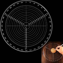 Round Center Finder Compass Clear Acrylic Lathe Centering Tool Circle Gauge for Drawing Circles Wood Versatile Center Finder 2024 - buy cheap