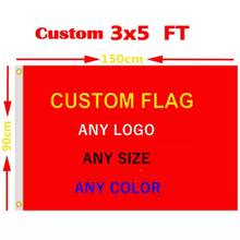 Free Shipping Custom Flag Hot Sell Banner Design 100D Polyester Sports Advertising Club Outdoor Indoor Printed Decor 2024 - buy cheap