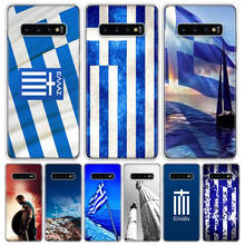 Funda de teléfono con banderas nacionales griegas de Grecia para Samsung Galaxy A50, A70, A30S, A51, A71, A10, A20E, A40, A90, A20S, M30S, A6, A7, A8, A9 Plus 2024 - compra barato