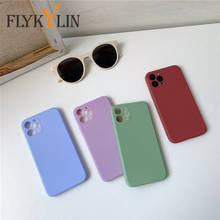 Soft Silicone Phone Cases For IPhone 12 11 Pro Max 12 Mini X XS Max XR 7 8 Plus SE 2020 Candy colors TPU Back Cover Fundas Shell 2024 - buy cheap