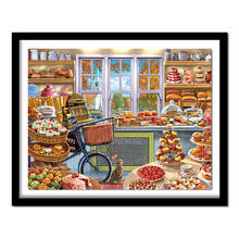 Full Square/Round Drill 5D DIY Diamond Painting "The Bakery" 3D Embroidery Cross Stitch  Home Decor A00777 2024 - buy cheap