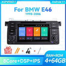 Radio con GPS para coche, reproductor Multimedia con Android 11, 8 núcleos, 4GB, Carplay, para BMW E46 M3 318i/320/325/330/335 Rover 75 MG ZT Coupe 2024 - compra barato