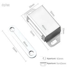 dophee 2pcs Magnetic Door Catch, Heavy Duty Magnet Latch Cabinet Catches for Cabinets Shutter Closet Furniture Door 2024 - buy cheap
