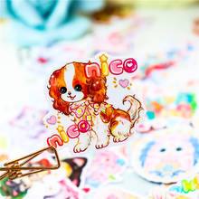 Sticker 40pcs  Cartoon Cute dog animal  Stickers DIY Diary Decor Stickers Scrapbook cute Stationery cute Supplies 2024 - buy cheap