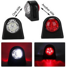 Luz LED de posición lateral para camión y coche, luz indicadora de doble cara, color rojo y blanco, 10-30V, 1 ud. 2024 - compra barato