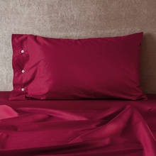 2 pieces 100% Cotton Pillowcase for Good Sleep Solid Color Pillow Case 48*74cm Long pillowcase Home Pillow Cover 2024 - buy cheap