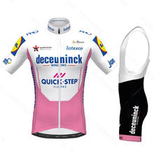 DECEUNINCK QUICK-STEP GIRO D ITALIA 2020 комплект велосипедная одежда велосипедные трикотажные костюмы Ropa Ciclismo мужские Трикотаж для велосипедистов Maillot 2024 - купить недорого