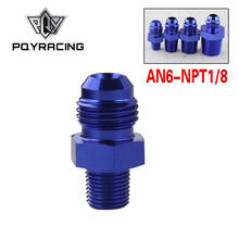 Pqy-(AN6-NPT1/8) an6 a 1/8 npt adaptador reto alargamento encaixe de mangueira automática macho PQY-SL816-06-02-011 2024 - compre barato