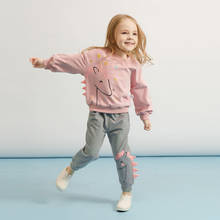 Conjuntos de ropa para niños y niñas, chaquetas de unicornio de dibujos animados, pantalones, traje infantil, 1-8 años, primavera y otoño 2024 - compra barato