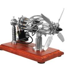 16 Cylinders Swash Plate Hot-air  DIY Stirling Engine Model Learning Education Model Toys For Children Adult 2024 - buy cheap