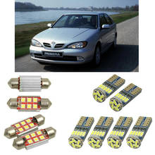 Interior led Car lights For Nissan primera hatchback sedan p11 bulbs for cars License Plate Light 6pc 2024 - buy cheap