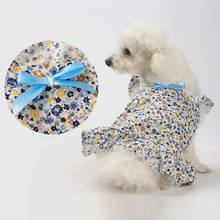 Summer Dog Small Floral Dress Dog Princess Dress For Dogs Skirt Spring Pet Party Wedding Bowknot Dresses Chihuahua York Clothes 2024 - buy cheap