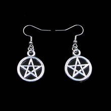 20Pairs Simple Design Star Pentagram Drop Earrings For Women Girl Retro Drop Earrings Small Object Earring Jewelry 2024 - buy cheap