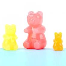 Gummy Bear Candy Silicone Mold Cake Chocolate Fondant Resin Pendant Jewelry DIY 2024 - buy cheap