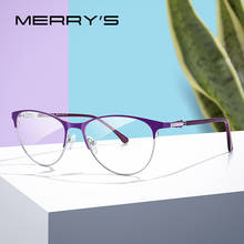 MERRYS DESIGN Retro Cat Eye Glasses Frame Ladies Fashion Eyeglasses Myopia Prescription Optical Eyewear S2218 2024 - buy cheap