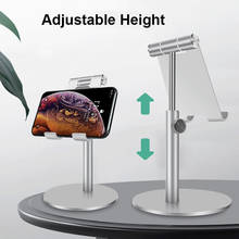 Vmonv Adjustable Aluminum Alloy Cell Phone Tablet Holder For Ipad Pro Iphone XS XR Samsung Tablet Mobile Phone Desk Stand Mount 2024 - buy cheap