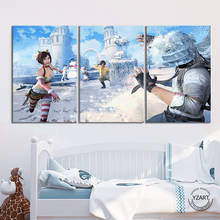Pubg Warrior Snowfield póster pinturas HD cuadro de pared lienzo pinturas para decoración de dormitorio PUBG Game Poster 2024 - compra barato