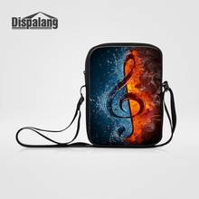 Dispalang Brand Women Custom Crossbody Bag Musical Note Print Mini Messenger Bags For Teenage Girls Female Flap Toddler  Handbag 2024 - buy cheap