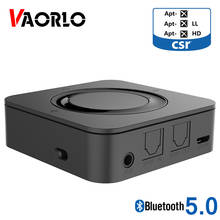 Bluetooth аудио передатчик CSR8670 aptX HD с низкой задержкой, приемник Spdif Оптический RCA 3,5 мм, AUX разъем, BT беспроводной адаптер 5,0 для ТВ 2024 - купить недорого