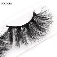 DOCOCER 25mm Lashes 3D Mink Eyelashes Mink Strip Eyelashes Long Dramatic Full Lashes Handmade Makeup False Eyelashes maquiagem 2024 - buy cheap