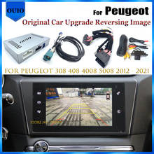 Plug & play Interface Reversing camera for Peugeot 308 408 4008 5008 2012 ~ 2021 Original screen upgrade Rear Camera Adapter 2024 - buy cheap
