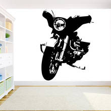 Мотоциклетные наклейки на стену, мотоциклисты, моторная Наклейка на стену, домашний декор, детский декоративный виниловый для спальни, Настенный декор, плакат X103 2024 - купить недорого
