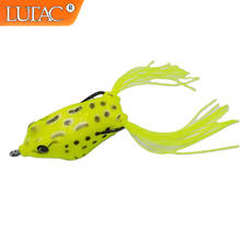 Lutac 5pcs Frog Fishing Lures Wobblers Swimbaits 50mm 9g Pesca Artificial Tackle Rubber Skir 2024 - buy cheap