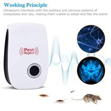 Multi-purpose Ultrasonic Pest Repeller Electronic Mosquito Killer Reject Bug Mosquito Cockroach Mouse Pest Killer Repeller 2024 - buy cheap