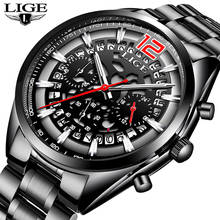 2019 LIGE Watches Men Top Brand Luxury Sport Wristwatch Auto Date Quartz Male Clock Stainless Steel Band Waterproof Reloj Hombre 2024 - buy cheap