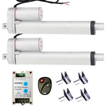 Set of 2PCS 250mm/10" Stroke DC 12V 14mm/s Linear Actuators & Wireless Control Remote Controller Kits -1000N/220lbs Heavy Duty 2024 - buy cheap