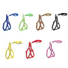 7 Colors Reflective Dog Harness Leash Lead Set For Chihuahua Yorkie  Small Medium Dogs Puppy Chest Vest Harness And Leash Set 2024 - buy cheap