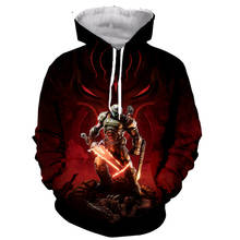 Doom Fashion Long Sleeves 3D Print  Zipper/Hoodies/Sweatshirts/Jacket/Men/women tops dropshipping 2024 - buy cheap