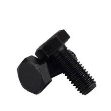 2pcs M8 hexagon screws outer hex screw left teeth anti-thread bolts mechanical bolt black color 12mm-50mm length 2024 - buy cheap