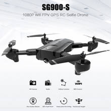 SG900-S fpv rc zangão com câmera 720p/1080p wifi fpv gps voltar para casa siga-me altitude hold dobrável rc quadcopter brinquedos 2024 - compre barato