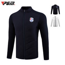 Pgm vestuário de golf masculino, jaqueta de lã grossa para outono e inverno, casaco para treinamento ao ar livre d0832 2024 - compre barato