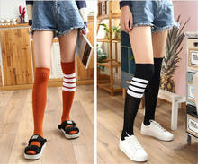 Women stripe Stockings Sexy Over Knee  Anime Accesories Lolita Socks B603 2024 - buy cheap