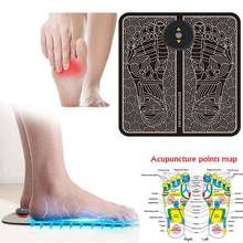 TENS EMS foot care tool Massager Pad Feet Muscle Stimulator Massage Mat Improve Blood Circulation Relieve Ache Pain Health Care 2024 - buy cheap