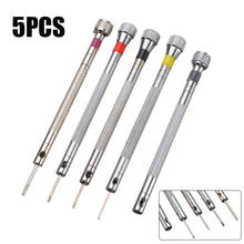 5pcs/set 0.8-1.6mm Flat Tip Blade Head Watch Repair Screwdriver Kit Mobile Phone Screwdriver Set Repair Tool 2024 - buy cheap