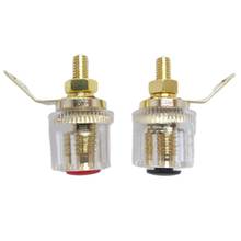 Connector Copper Banana Plug Sockets Terminals Binding Post for Sound Crystal Stud Amplifier Speakers 2024 - buy cheap