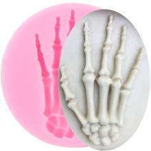 Skull Hand Silicone Fandont Mold Halloween Cake Decorating Tools Cupcake Topper Fondant Molds Candy Resin Clay Chocolate Moulds 2024 - buy cheap