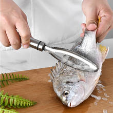Fish Scaler Fishing Tools Fish Cleaner Kitchen Tools Gadgets 304 Stainless Steel Scale Scraper Creative Fish Killing Tool 2024 - buy cheap