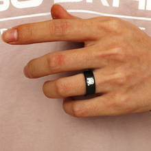 Moredear novo anel de titânio de 8mm para homens e mulheres, anel de elefante de desenho animado, anel para festa feminino e feminino 2024 - compre barato