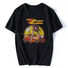 Camiseta Crazy Streetwear para hombre, ropa de calle Zz Top, camiseta de Rock de piernas vintage, camisetas de algodón de Hip-Hop, Tops Harajuku 2024 - compra barato