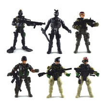 12Pcs/set American Soldiers Military Model Toy Heroic Soldier Modeling Movable Joints Toys for Boys Girls Toys Gift 2024 - buy cheap