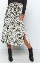 Fashion Skirt Women 2021 Sexy Leopard Wrap Skirt Print Chiffon Split Skirt Casual Fashion Long Skirts Summer High Street Clothes 2024 - buy cheap